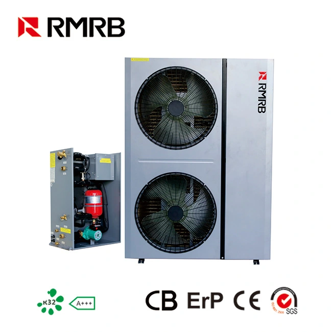 What is the workflow of split heat pump?